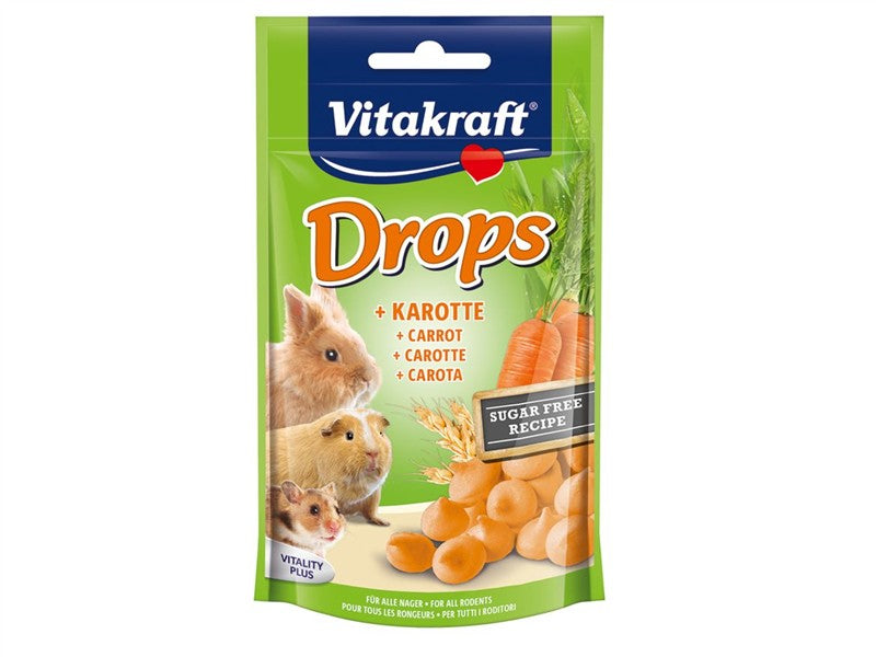 Vitakraft Vk Small Animal Carrot Drops 