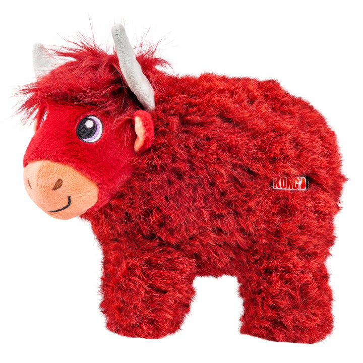 KONG Toughz Highland Cow Medium Dog Toy