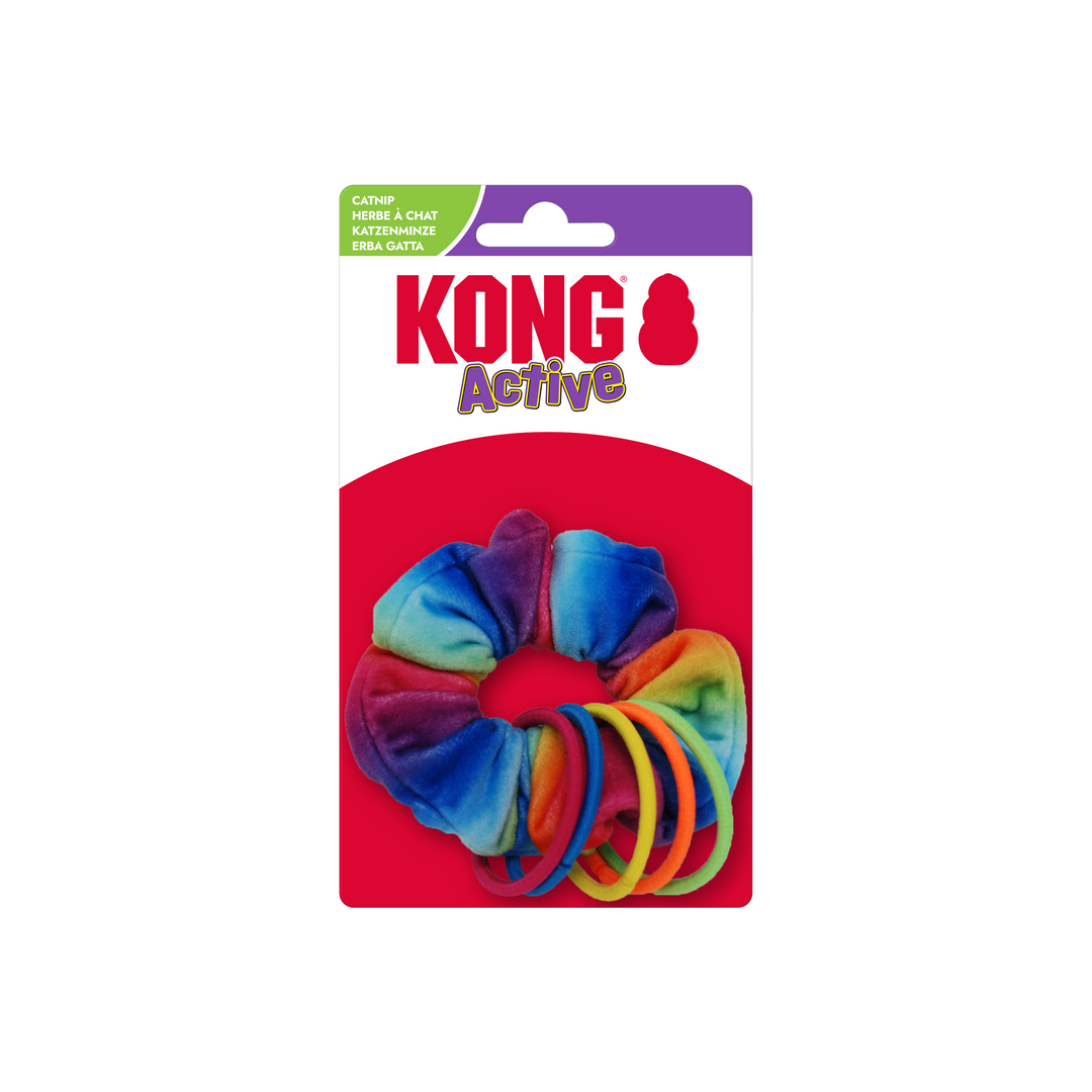 KONG Cat Active Scrunchie, in packaging