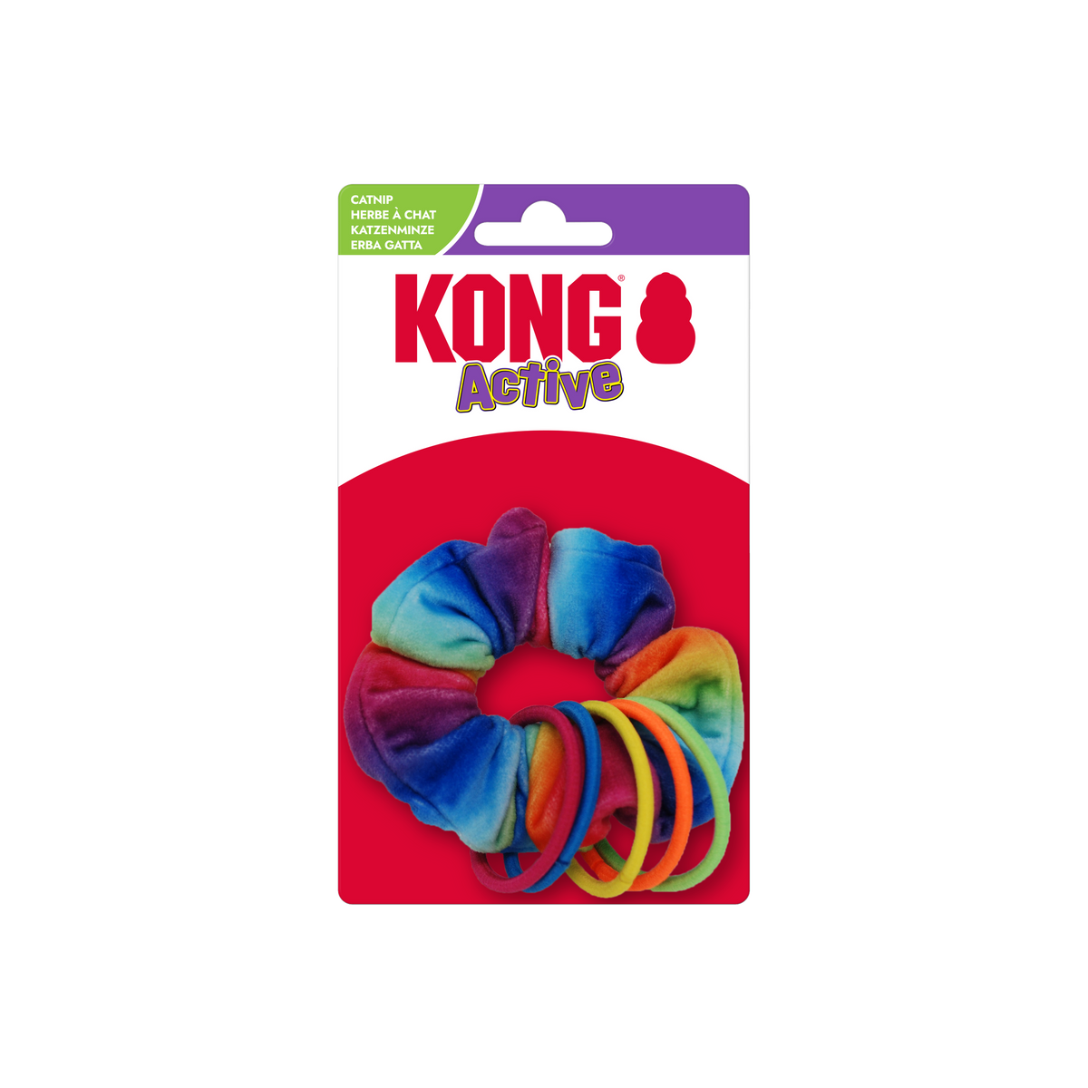 KONG Cat Active Scrunchie, in packaging
