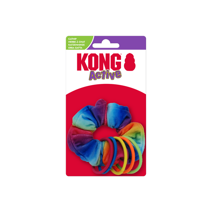 KONG Cat Active Scrunchie, in packaging