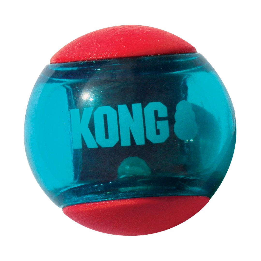 KONG Squeezz Action Ball Red Medium 3 Balls