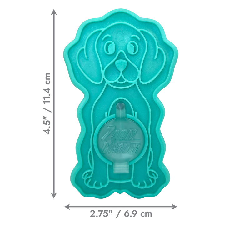 KONG Bubbles Zoom Groom, dimensions