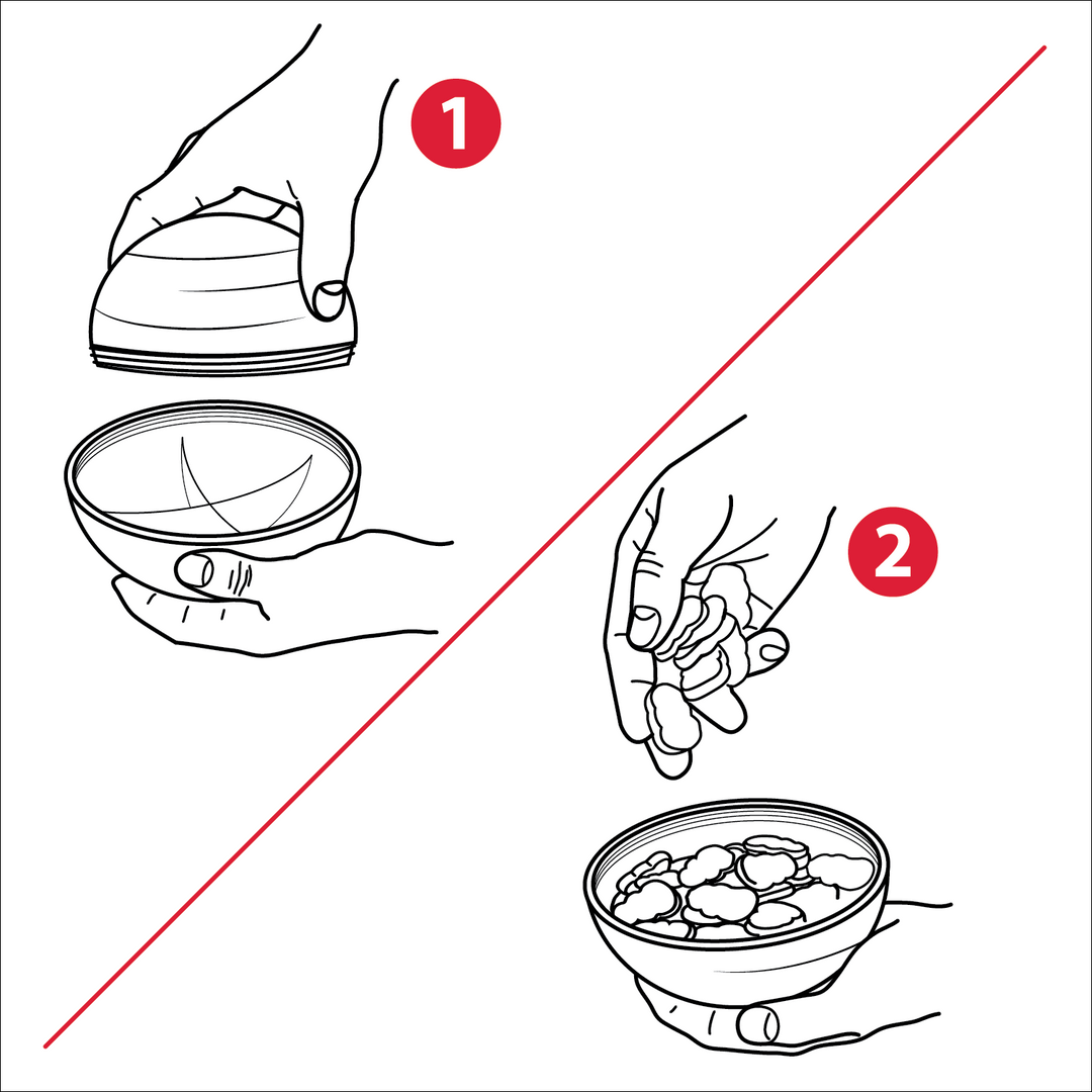 KONG Bamboo Feeder Ball Medium, how to use