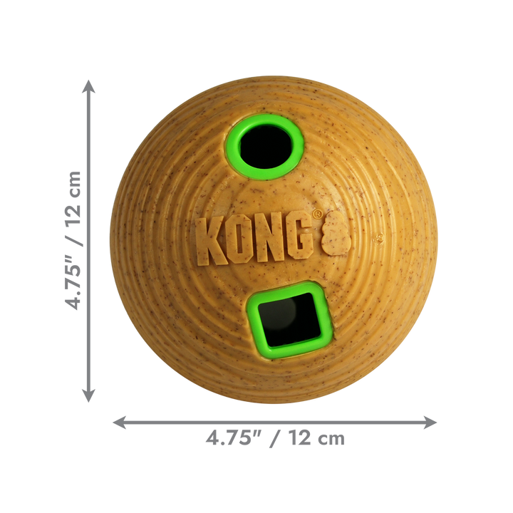 KONG Bamboo Feeder Ball Medium, dimensions