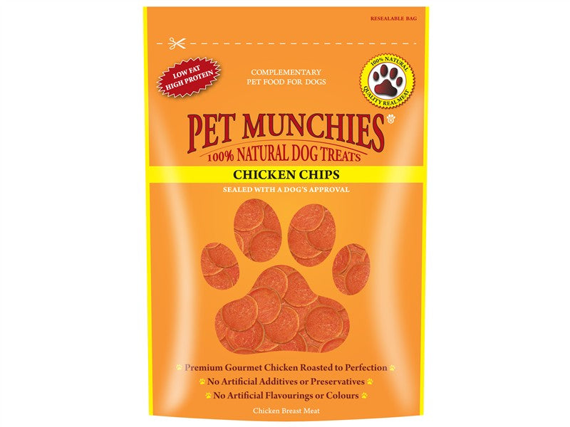 Pet Munchies Chicken Chips 100g (Dog) 