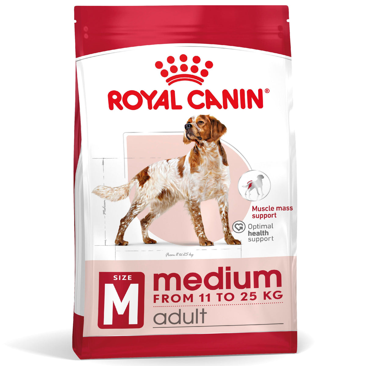 Royal Canin Medium Adult Dry Dog Food 3kg, view 2