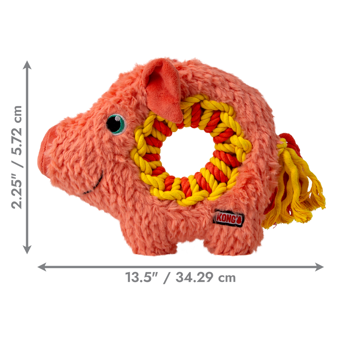 KONG Ringaroos Pig Medium, dimensions