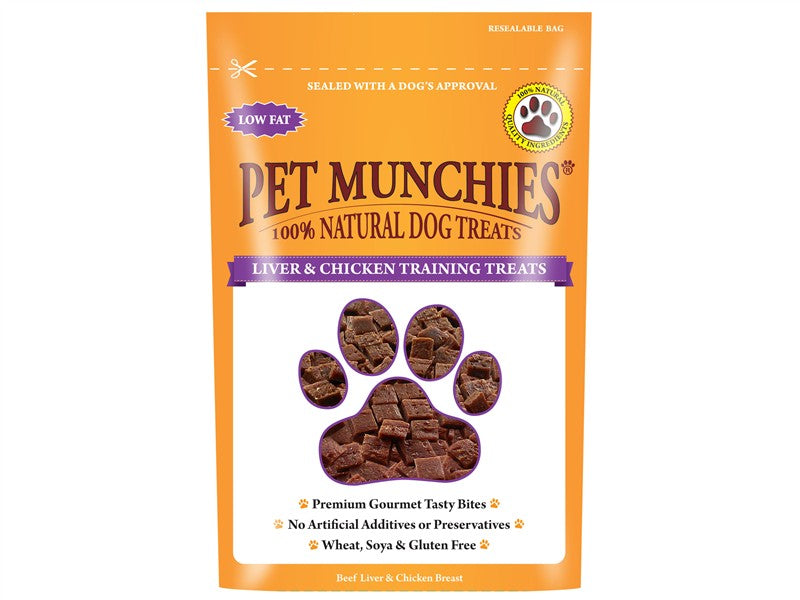 Pet Munchies Liver&amp;Chic Train Treats 50g Dog Treat 
