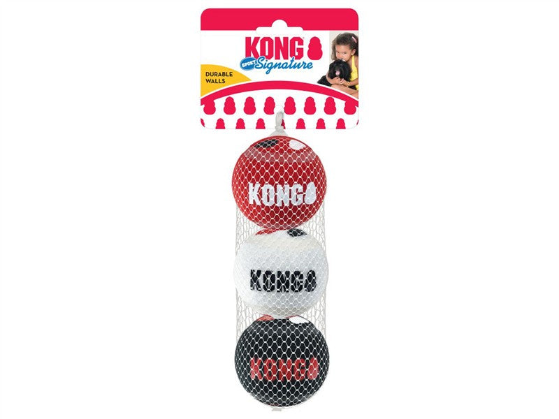 KONG Signature Sports Balls 3PK Medium (Dog) 