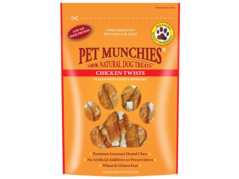 Pet Munchies Chicken Twists 80g 