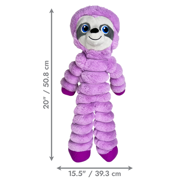 KONG Shakers Crumples Sloth Extra Large, dimensions