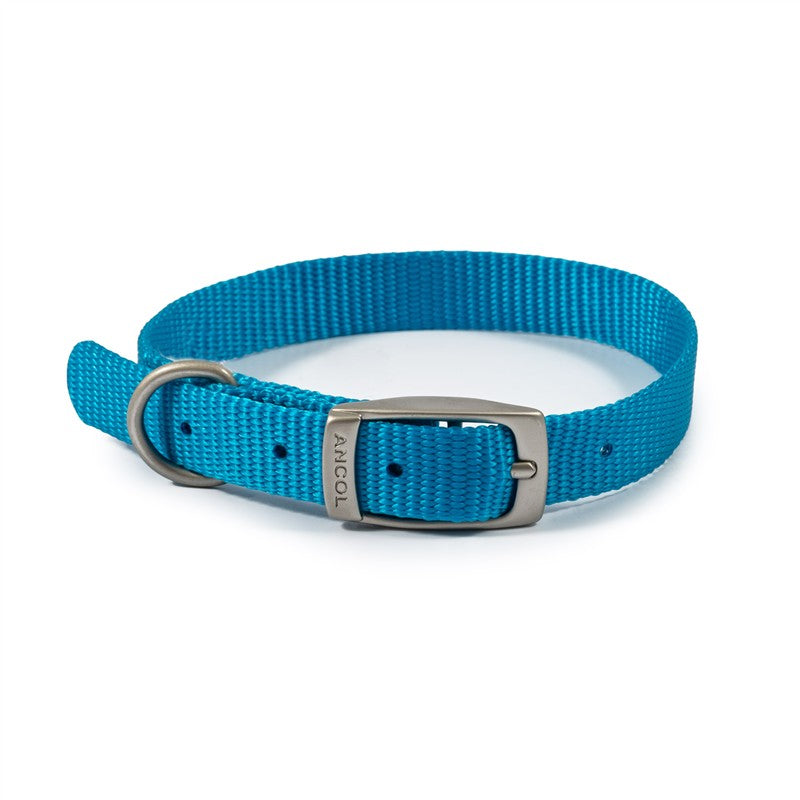 Ancol Viva Nylon Collar Blue 30cm Size 1 
