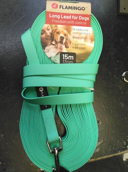 Flamingo Long Lead For Dogs 15m