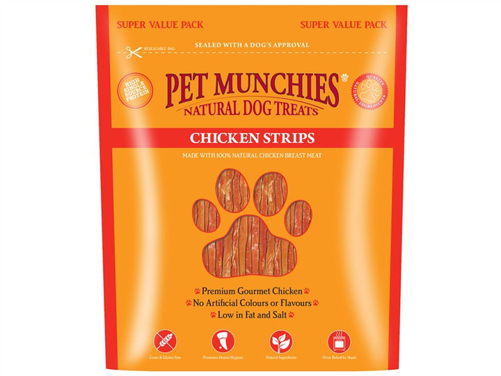 Pet Munchies Chicken Strips 320g Value (Dog) 