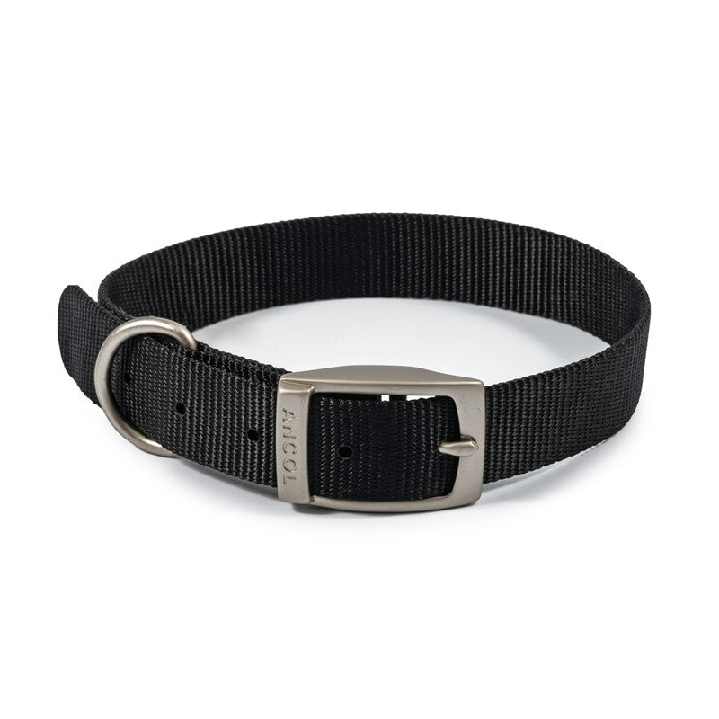 Ancol Viva Nylon Collar Black 41cm Size 3 