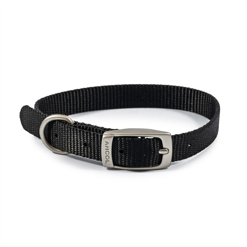 Ancol Viva Nylon Collar Black 36cm Size 2 