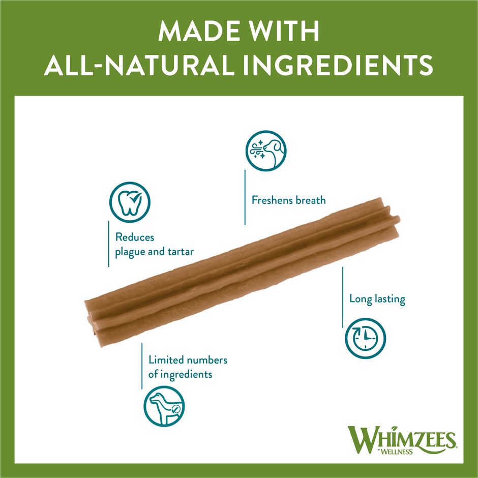 Whimzees Stix Natural Daily Dental Treats Small, for dogs, alternative view