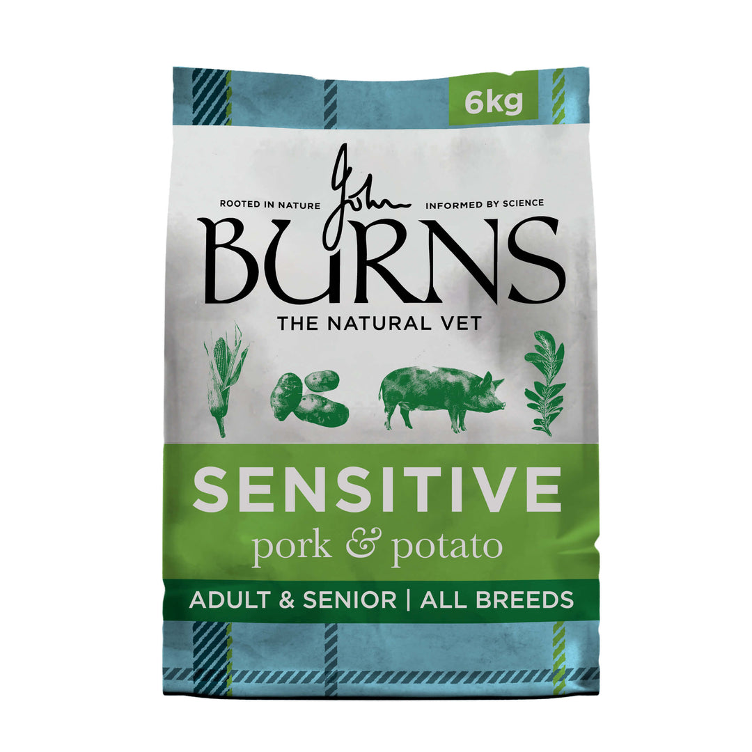 Burns Adult Sensitive Pork and Potato, 6kg bag