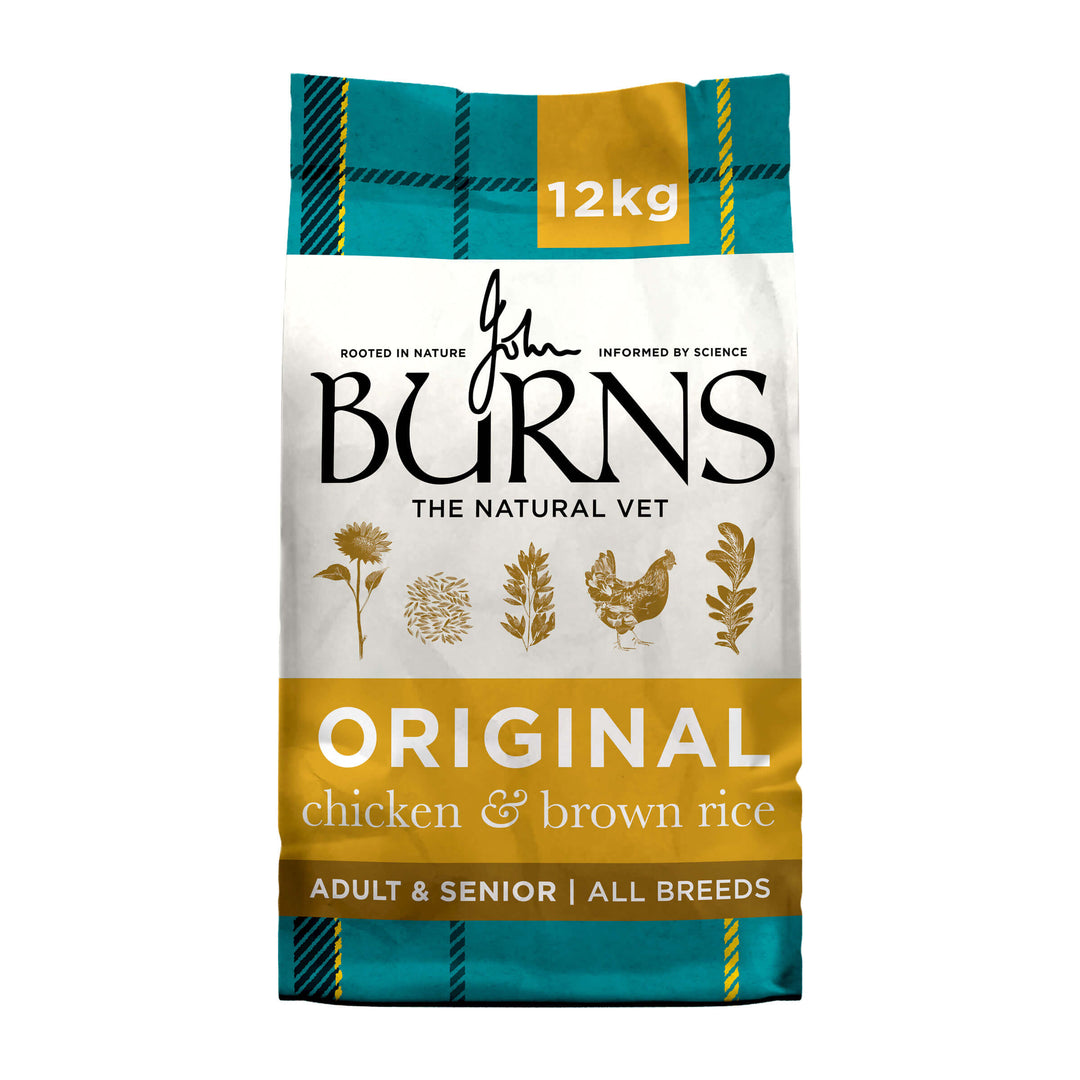 Burns Adult Original Chicken and Rice, 12kg bag