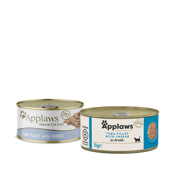 Applaws Tuna Fillet with Cheese in Broth Cat Food 70g