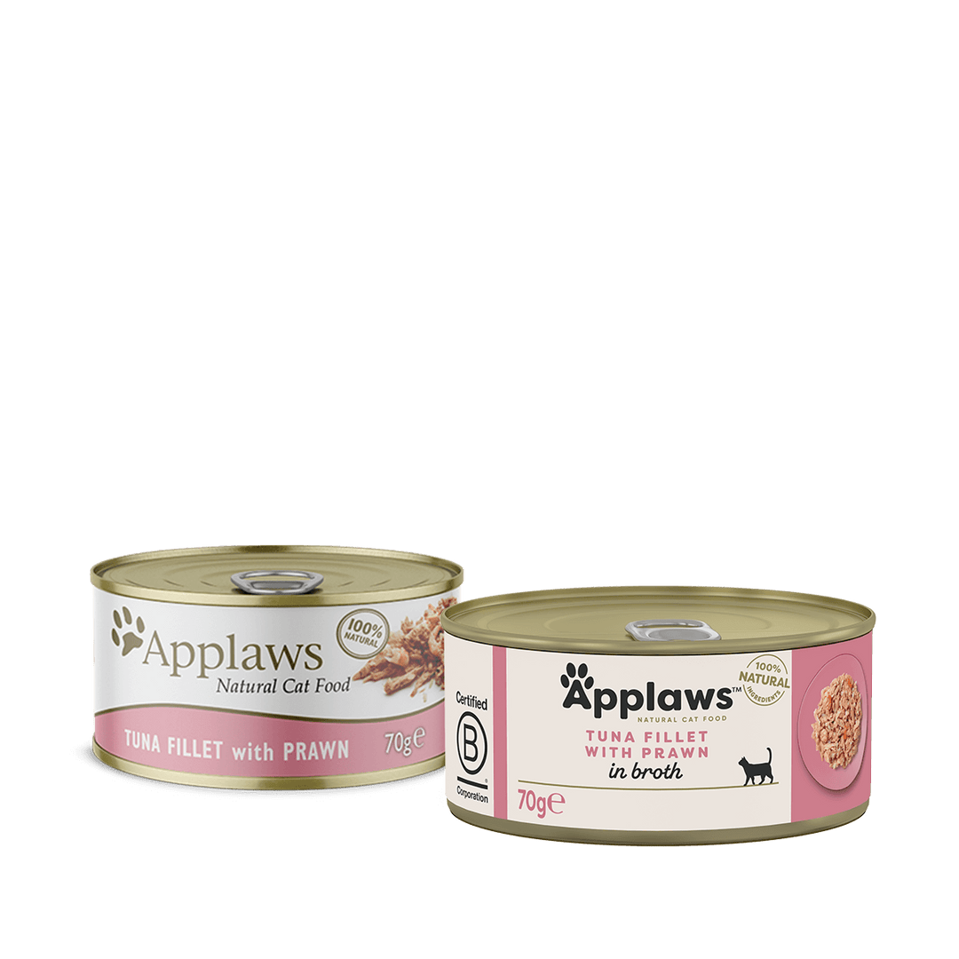 Applaws Tuna Fillet with Prawn in Broth Cat Food 70g