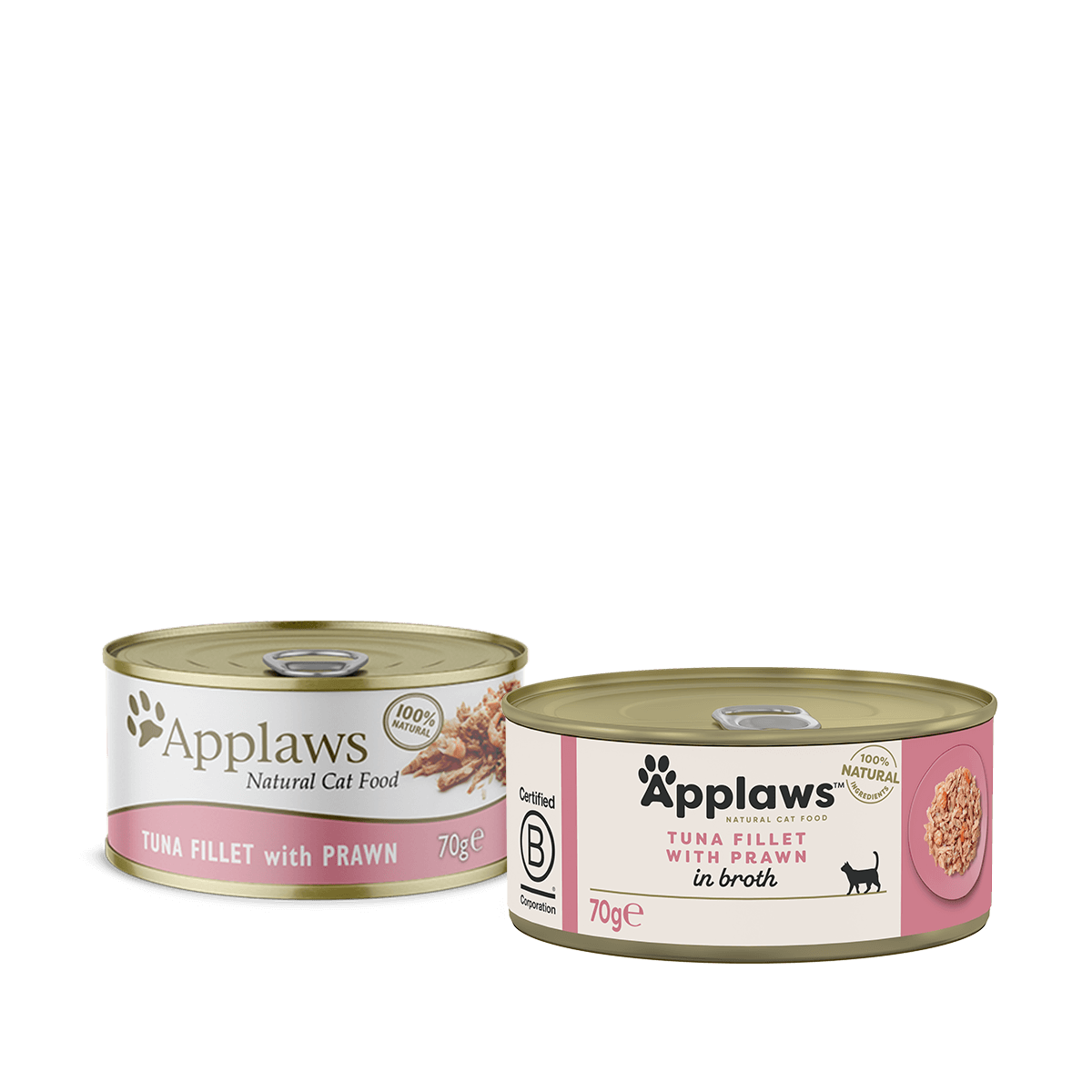 Applaws Tuna Fillet with Prawn in Broth Cat Food 70g