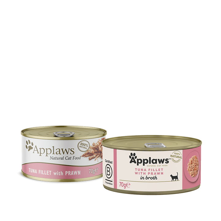 Applaws Tuna Fillet with Prawn in Broth Cat Food 70g