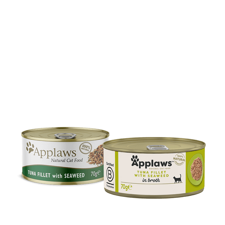Applaws Tuna Fillet with Seaweed in Broth Cat Food 70g