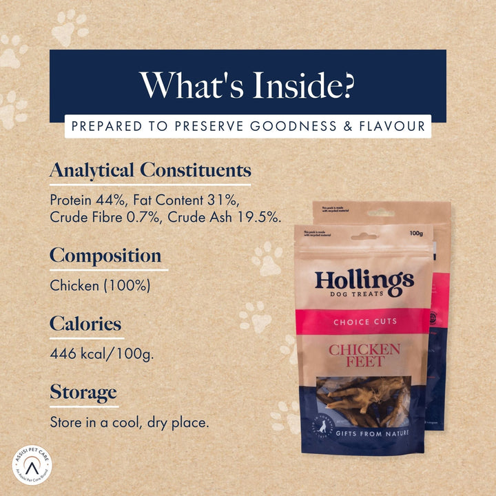 Hollings Chicken Feet 100g, view 4