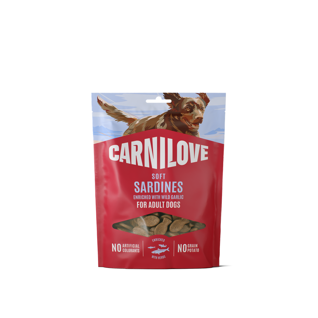 Carnilove Sardines With Garlic Soft Treat 200g