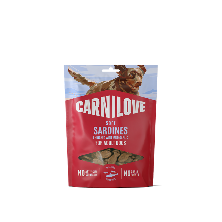 Carnilove Sardines With Garlic Soft Treat 200g