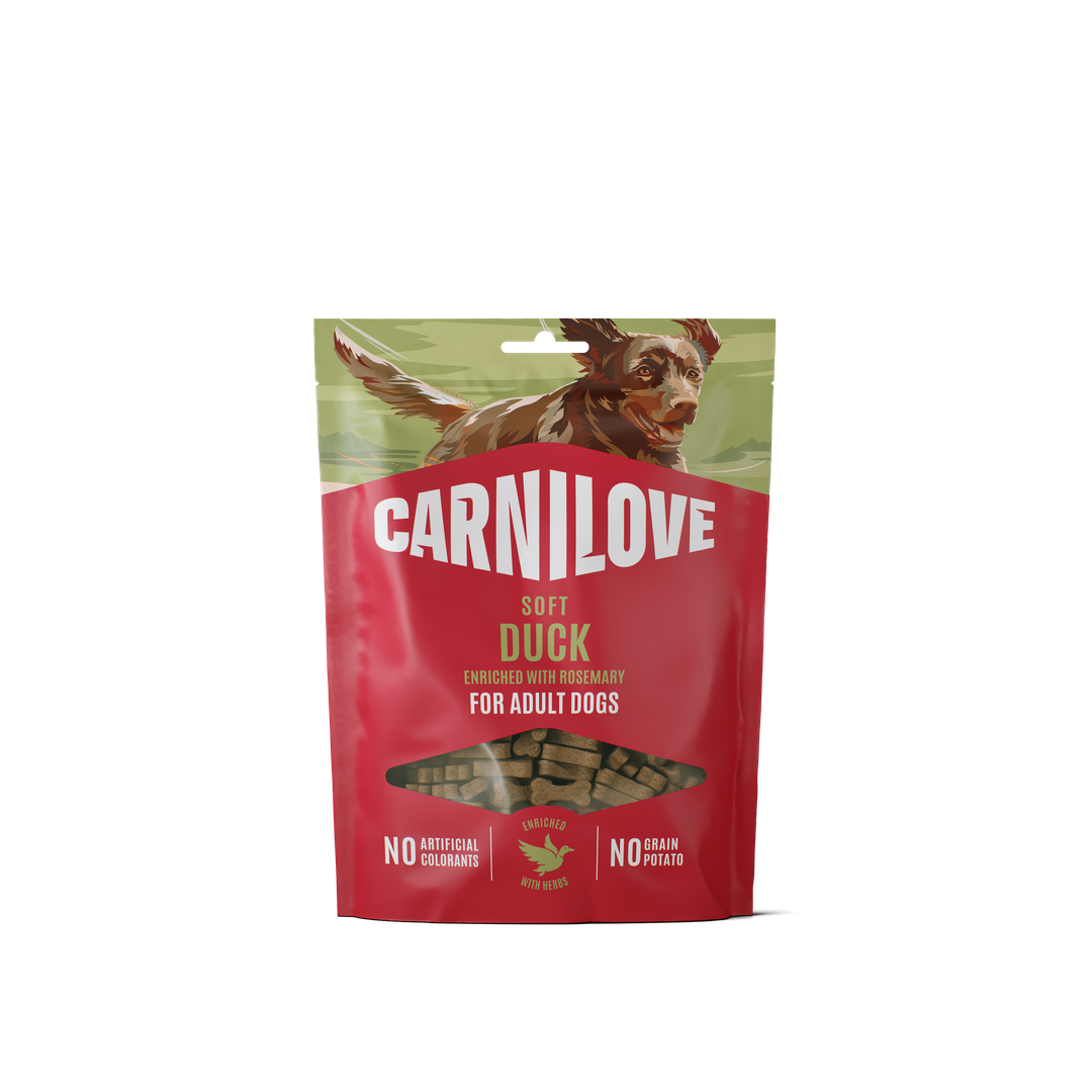 Carnilove Duck and Rosemary Soft Treat 200g