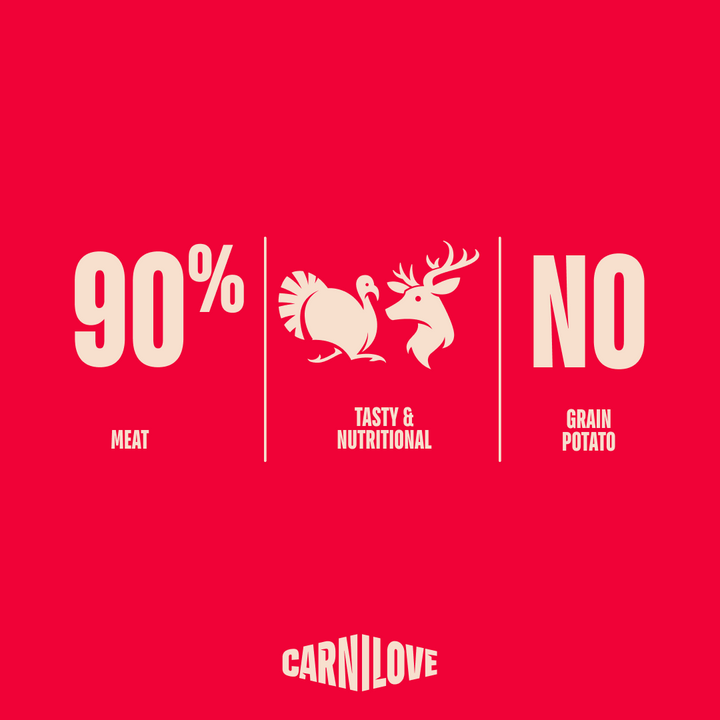 Carnilove Jerky Turkey and Venison 100g, view 3
