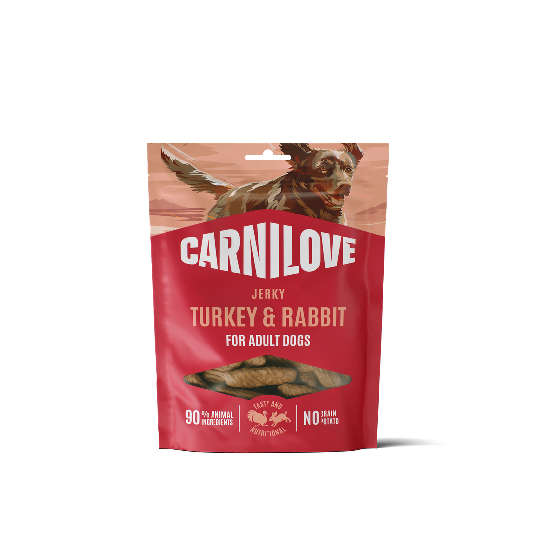 Carnilove Jerky Turkey and Rabbit 100g