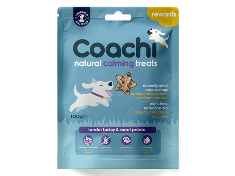 Coachi Natural Calming Treats turkey 100g pack