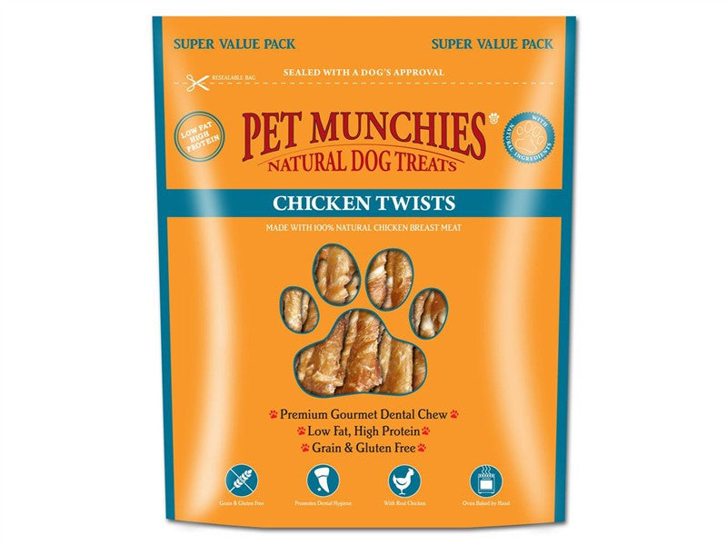 Pet Munchies Chicken Twists 290g Value (Dog) 