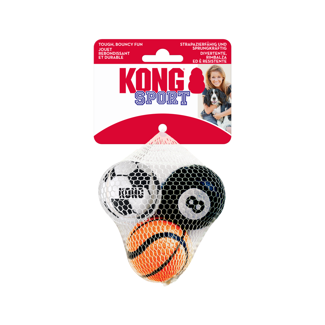 KONG Sports Ball Small 3PACK, in packaging