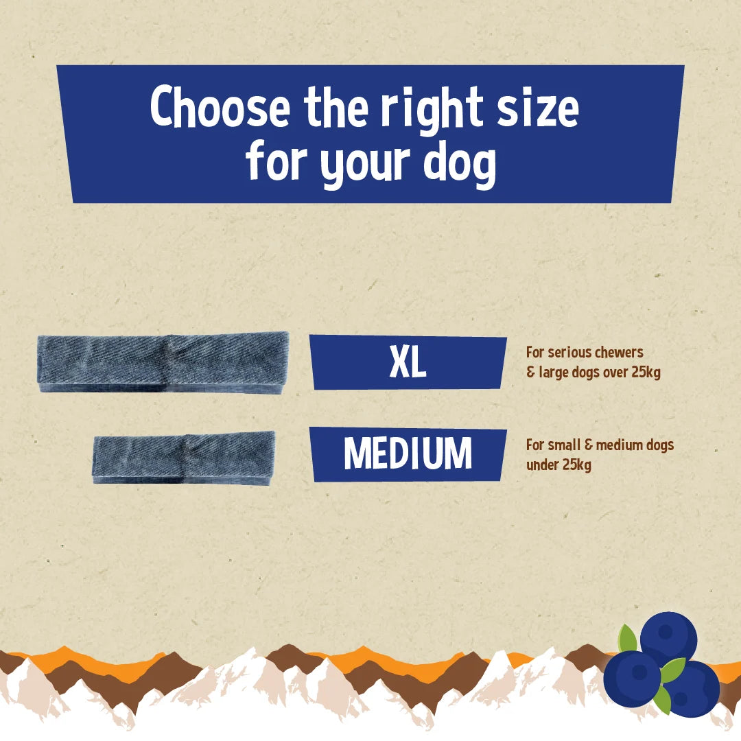 Yakers Blueberry (Medium) Dog Treat, view 4