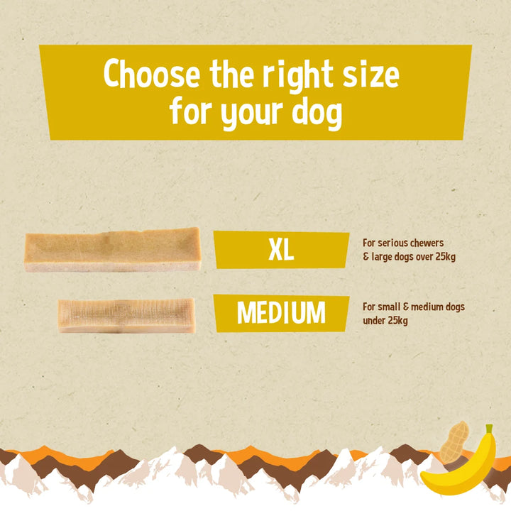 Yakers Peanut Butter (Extra Large) Dog Treat, view 4