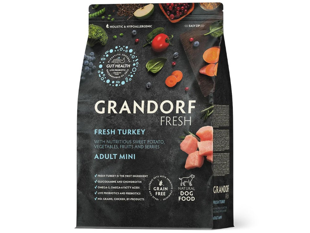 Grandorf Grain Free Mini Fresh Turkey 3kg | Petshop Near Me