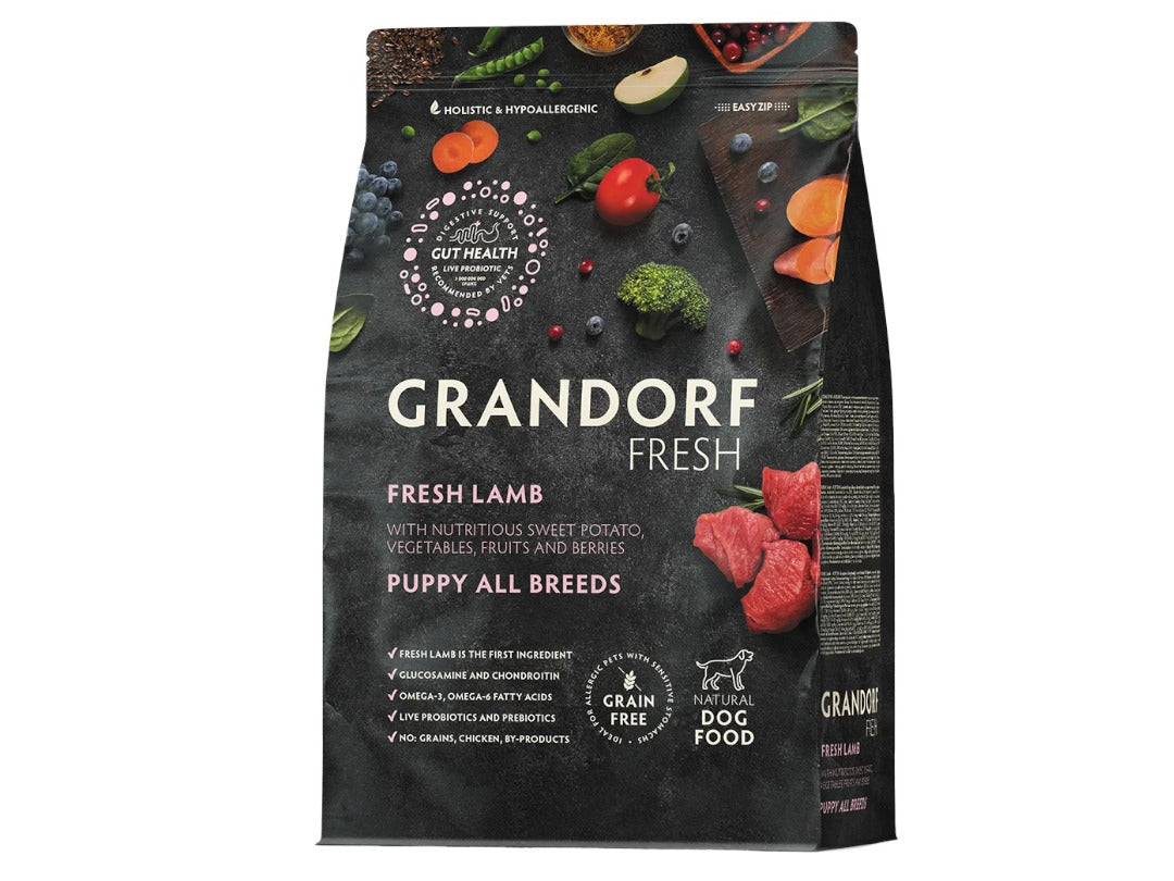 Grandorf Grain Free Puppy Fresh Lamb 3kg | Petshop Near Me