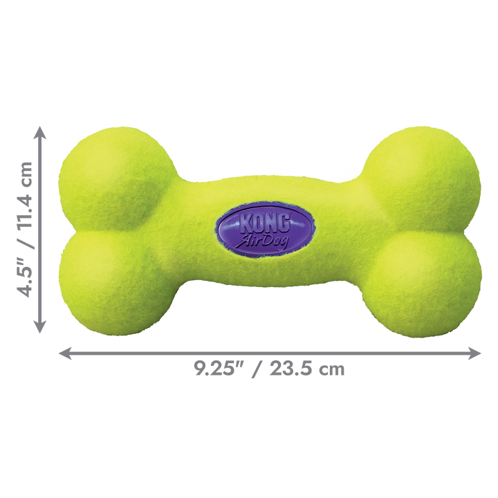 KONG Air Squeaker Bone Large Dog Toy, dimensions