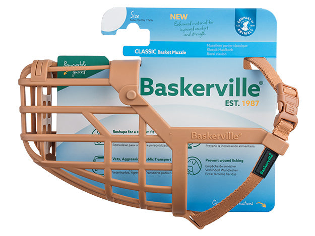 Co. Of Animals Baskerville Classic Basket Muzzle Size 6 (Dog) 
