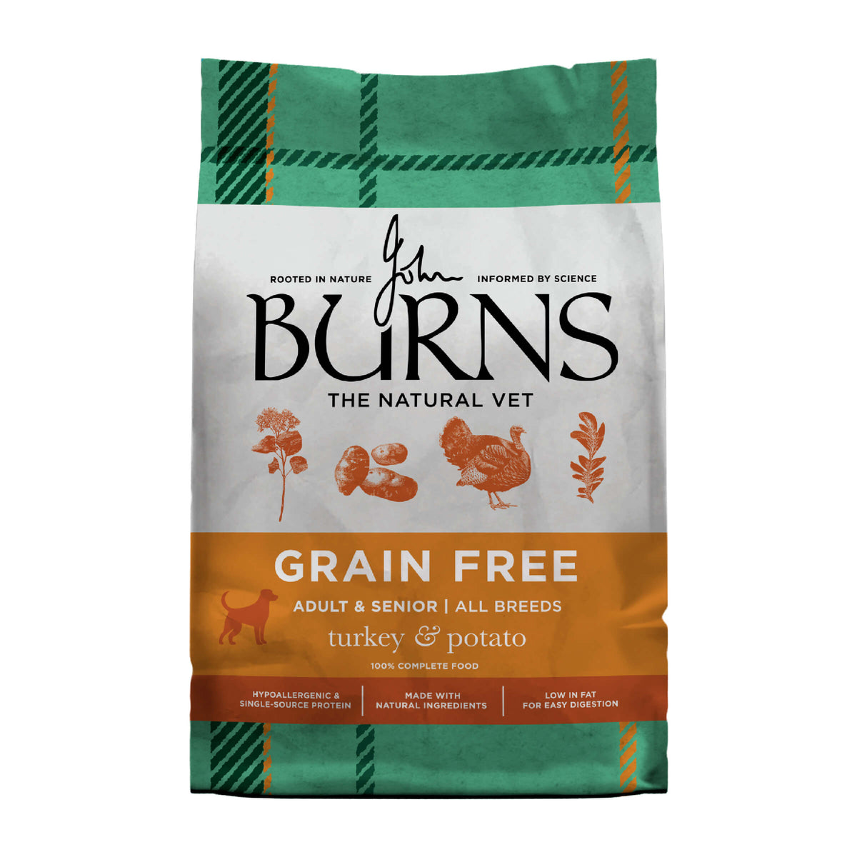 Burns Adult Sensitive Turkey and Potato