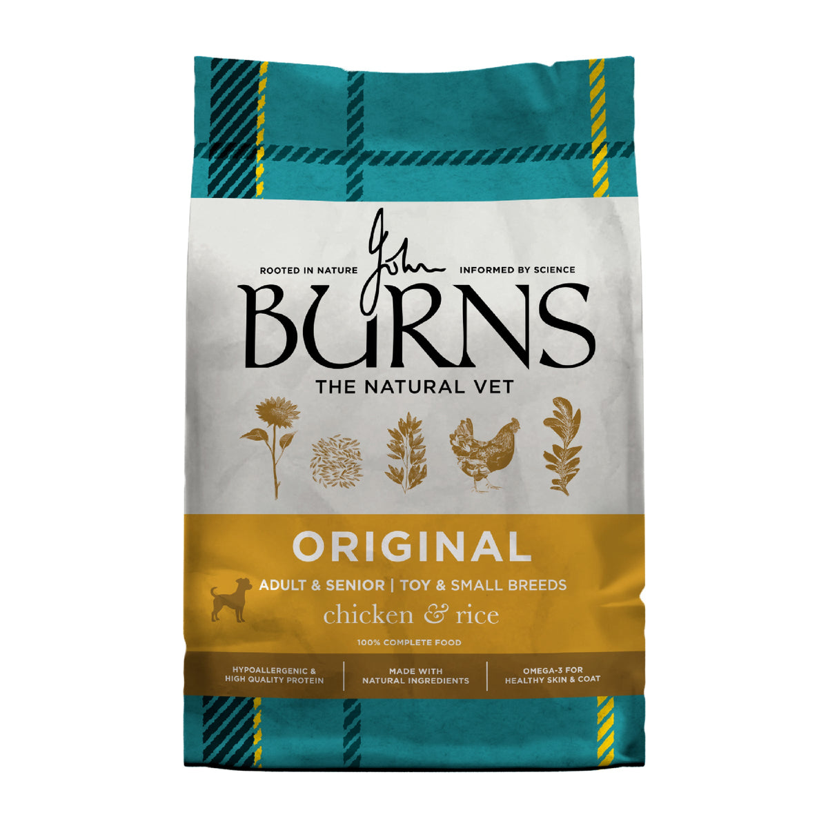 Burns Adult Original Chicken and Rice Toy and Small Breed
