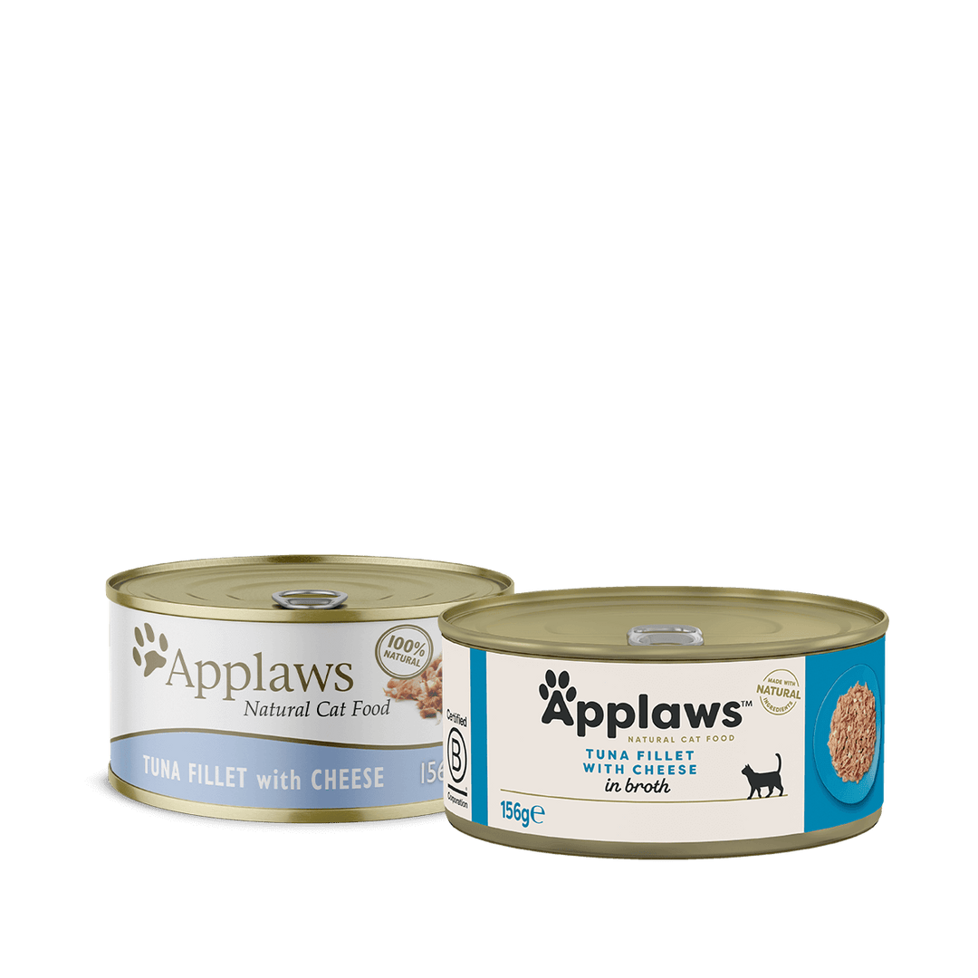 Applaws Tuna Fillet with Cheese in Broth Cat Food 156g