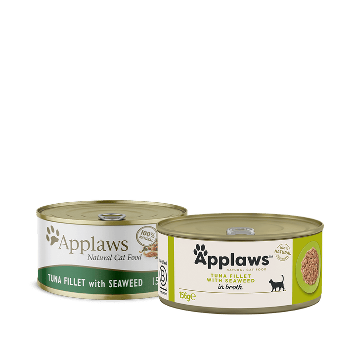 Applaws Tuna Fillet with Seaweed in Broth Cat Food 156g