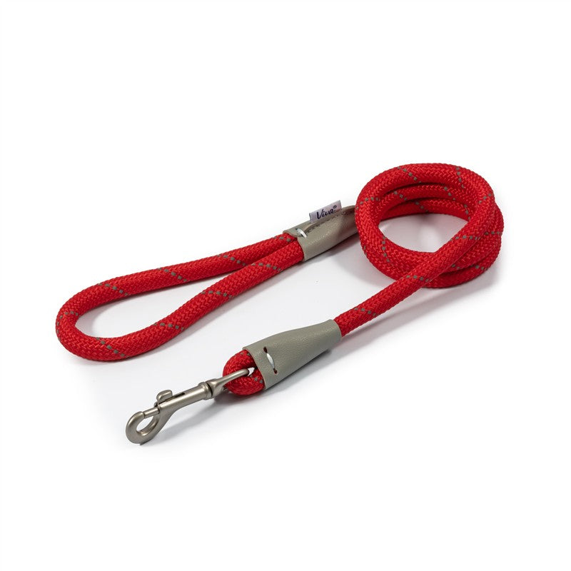 Ancol Viva Rope Snap Lead Red 10MMX1.07M 