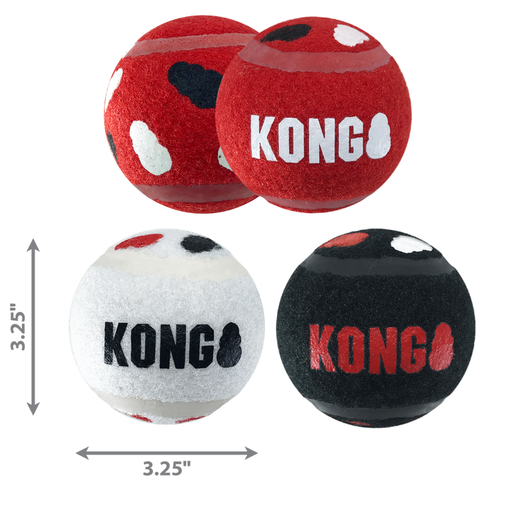 KONG Signature Sports Balls 2 pack Large, dimensions